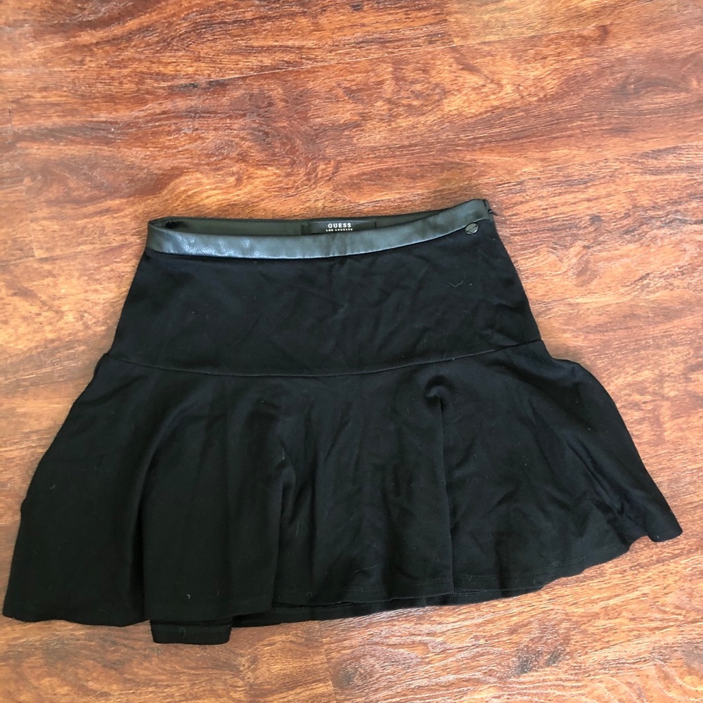 Guess black flowy skirt